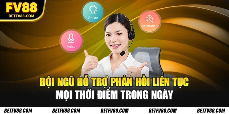 Liên Hệ FV88 Nhanh Chóng 2026 Với Hệ Thống Hỗ Trợ 24/7 1 Đội ngũ hỗ trợ phản hồi liên tục mọi thời điểm trong ngày