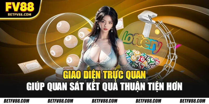 Giao diện trực quan giúp quan sát kết quả thuận tiện hơn